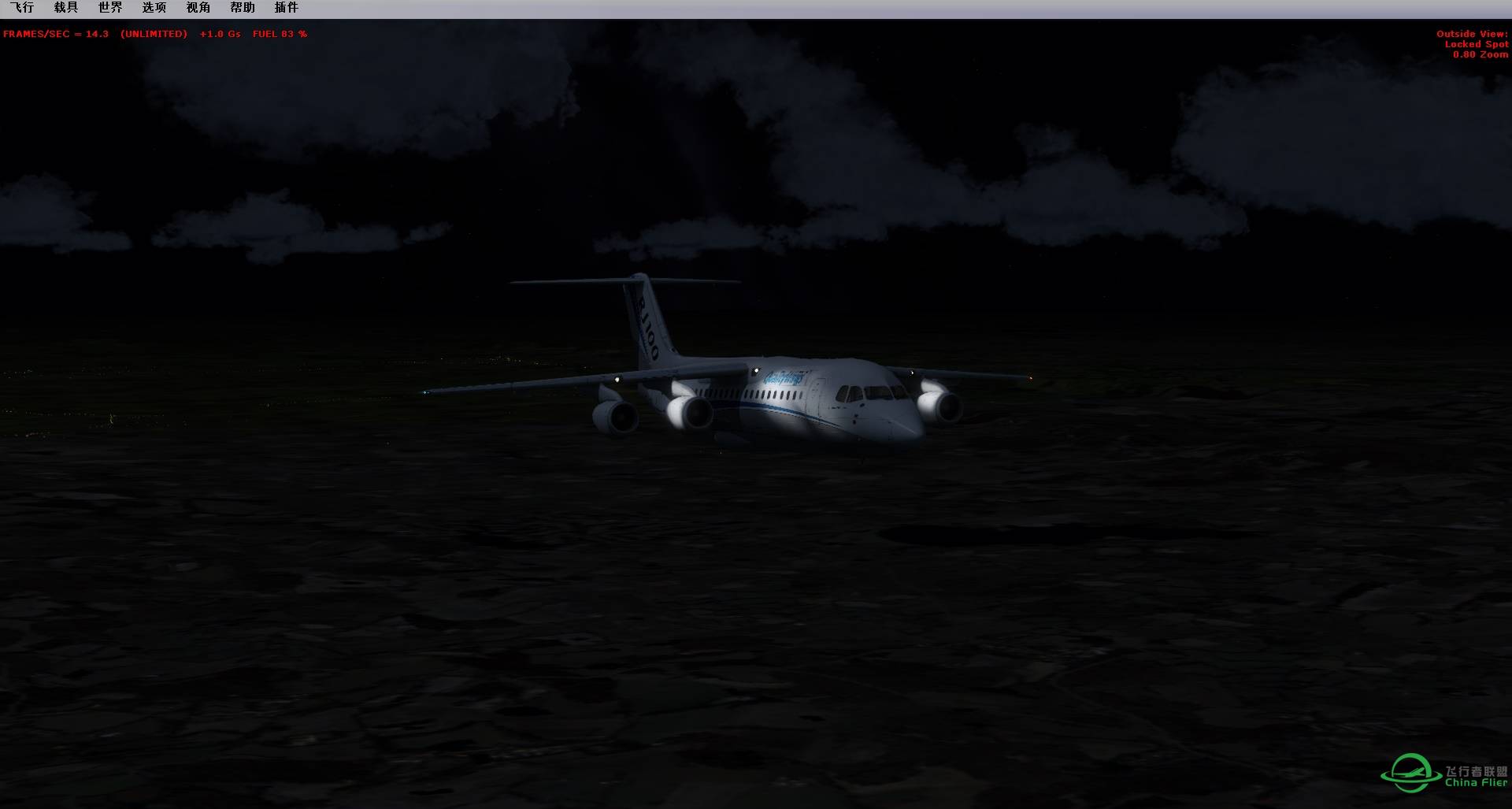 QW146夜晚航班EGKK——EHAM-6213 