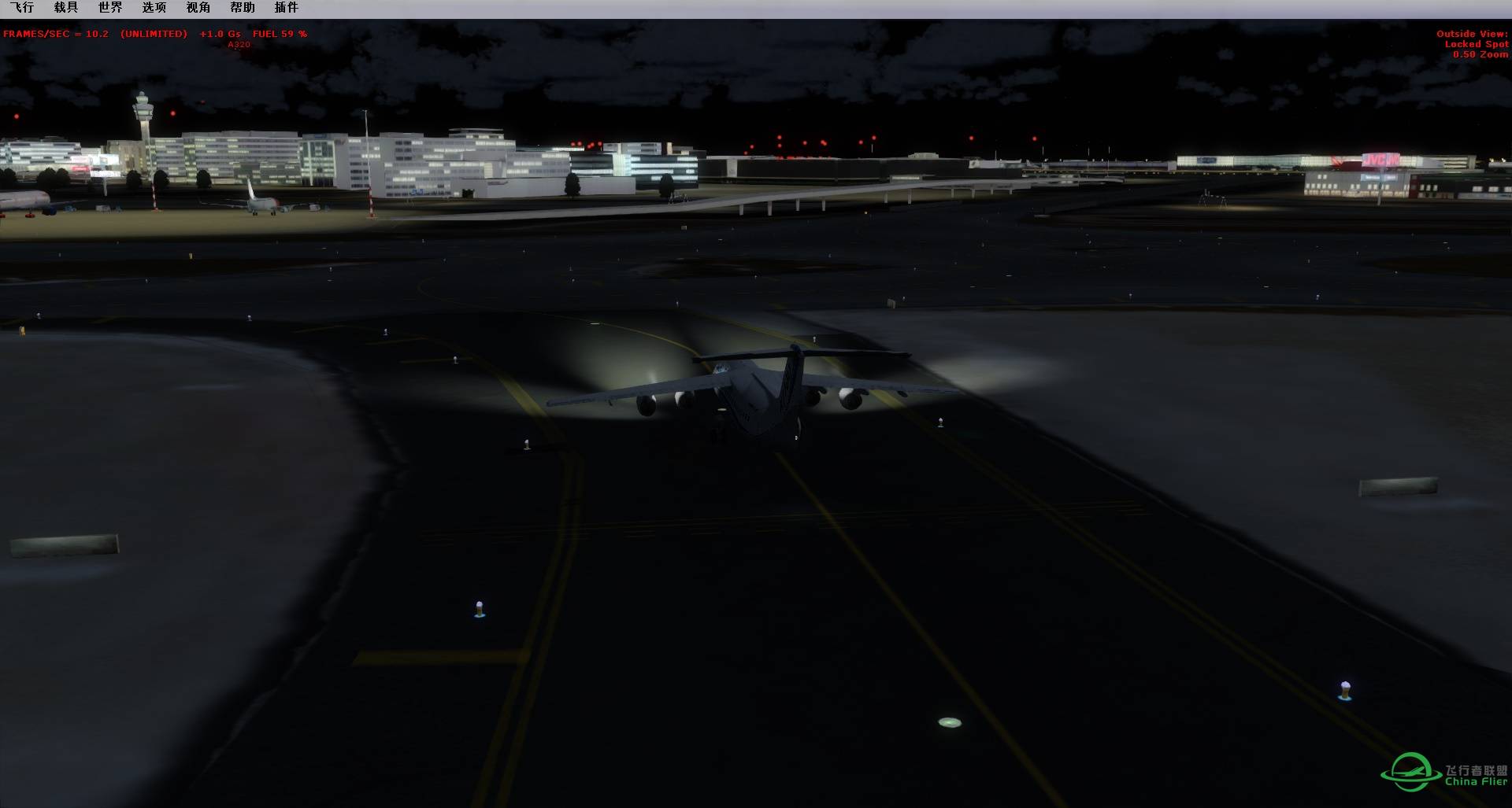 QW146夜晚航班EGKK——EHAM-9644 