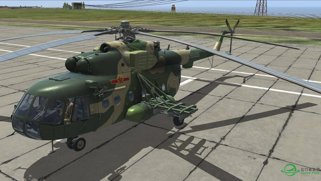 DCS  Mi-8MTV2 之解放军陆航涂装和中文座舱-7974 
