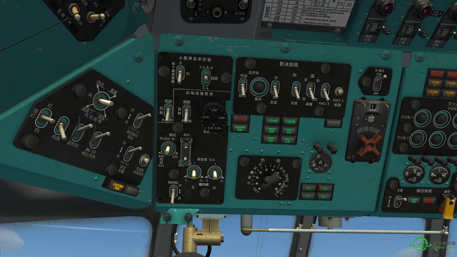 DCS  Mi-8MTV2 之解放军陆航涂装和中文座舱-7322 