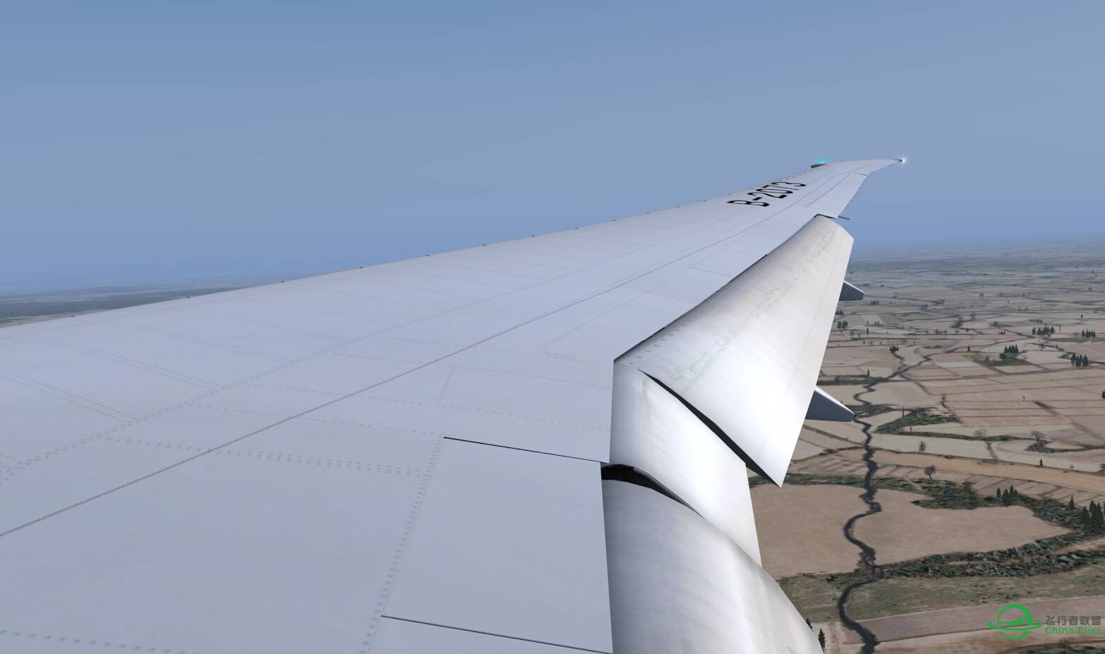 2015年的首班降落ZBAA，北京天气还不错！-6263 