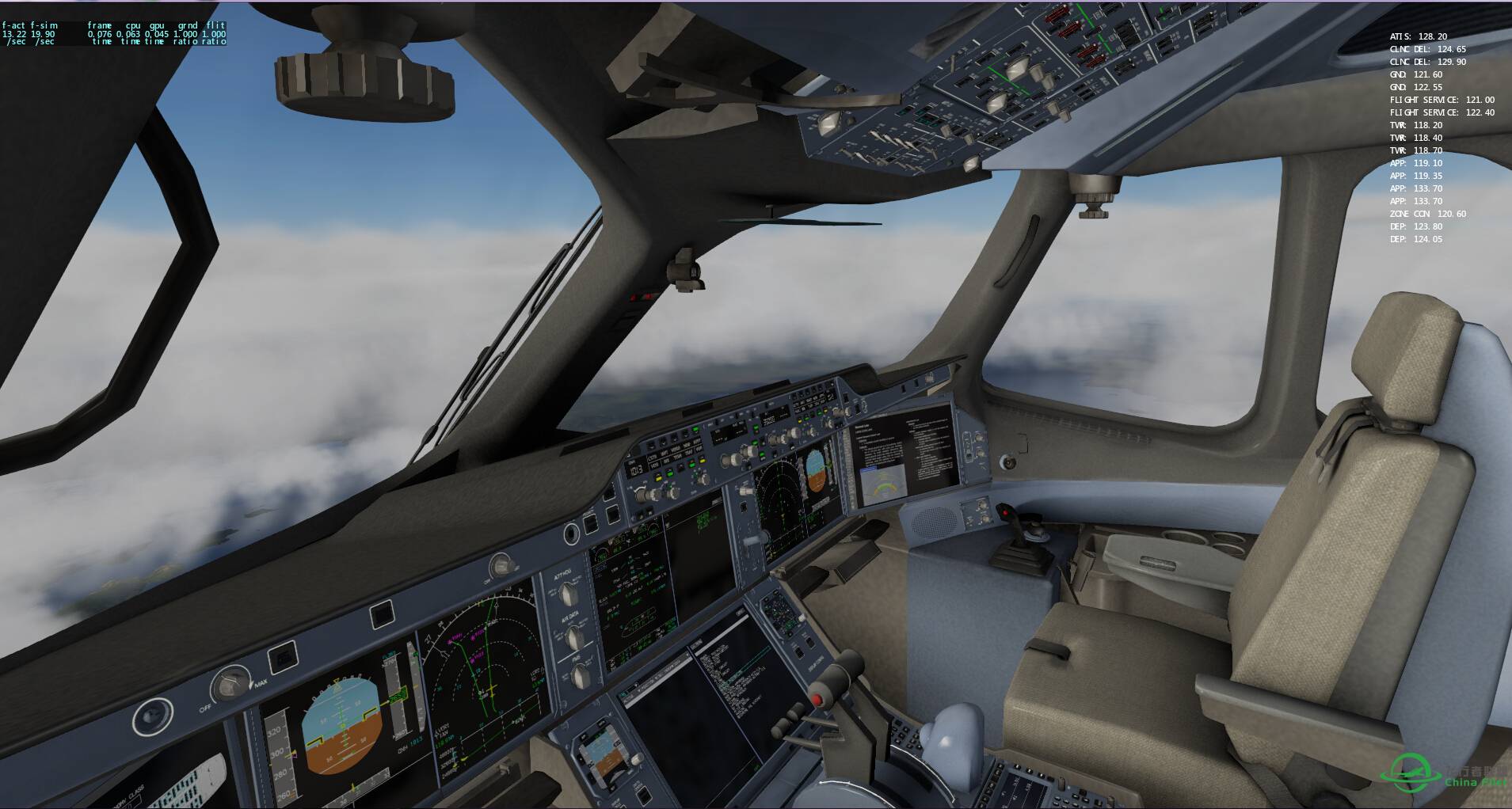 XPlane10 A350XWB 飞行美图-1800 