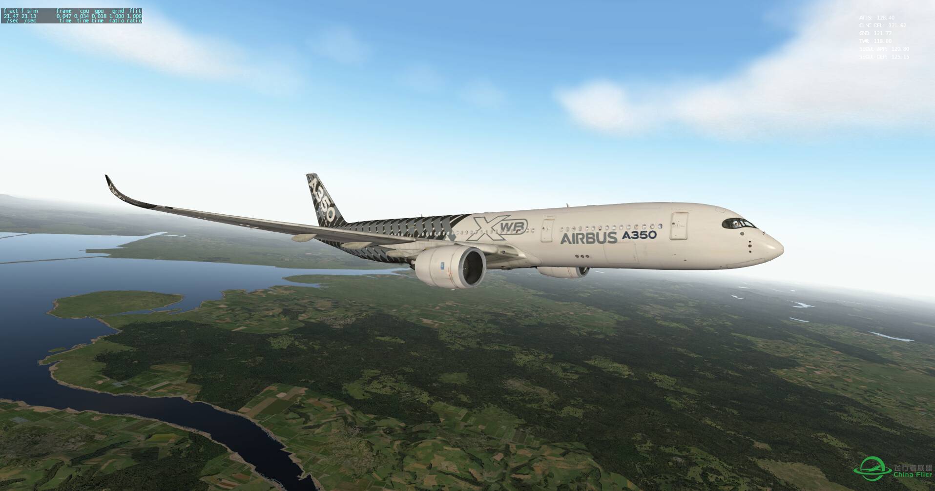 XPlane10 A350XWB 飞行美图-6283 