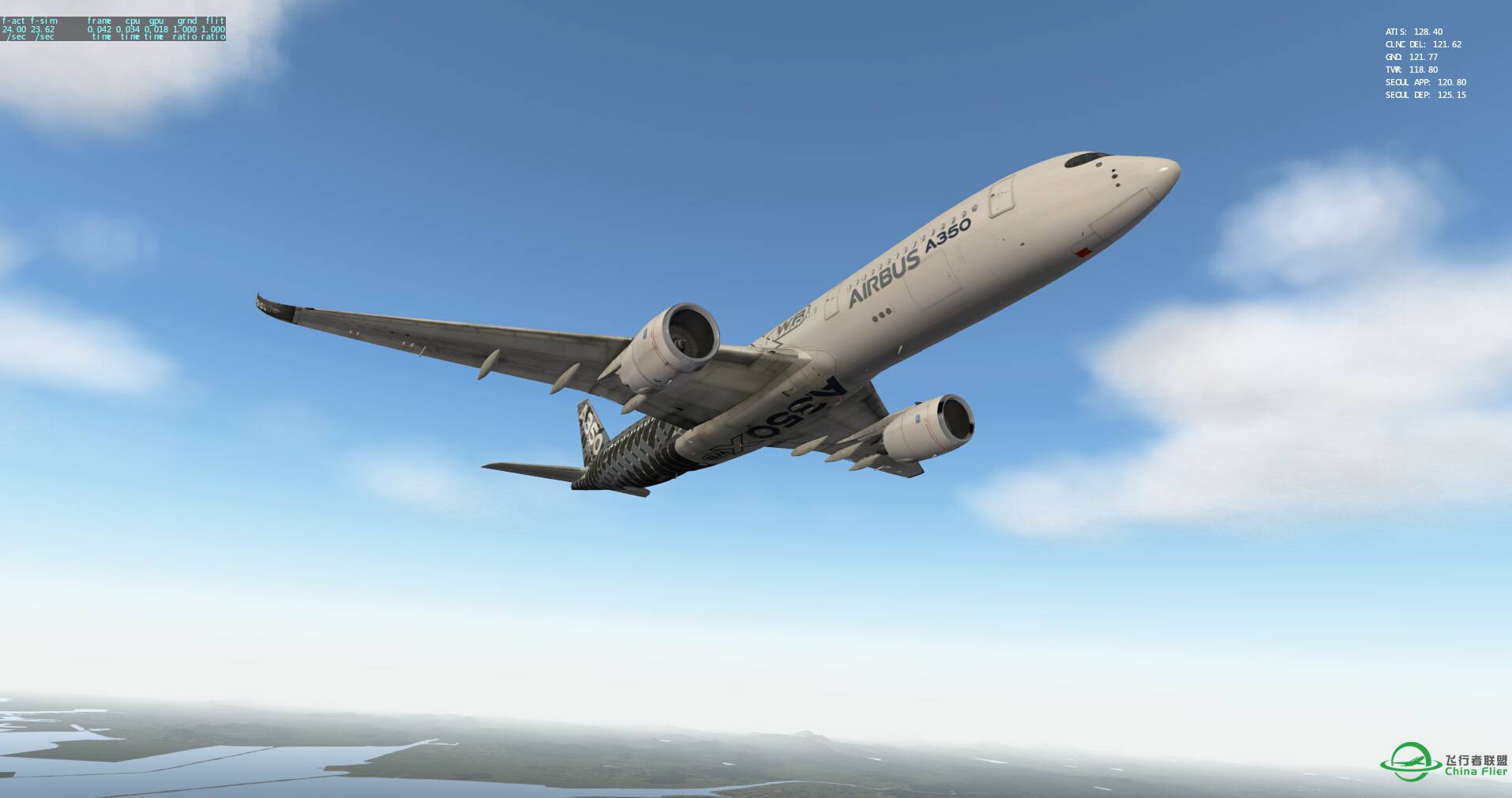 XPlane10 A350XWB 飞行美图-6647 