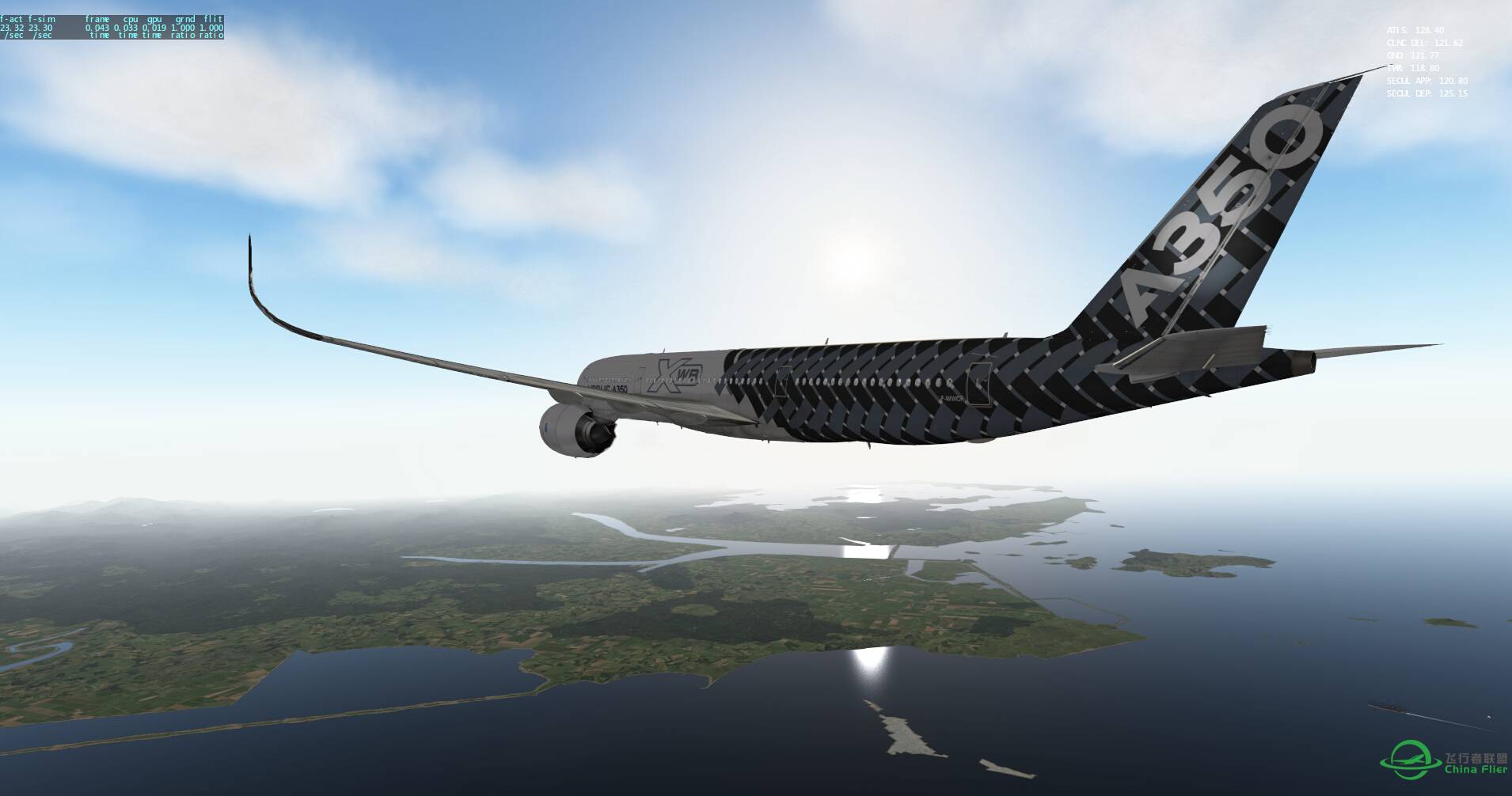 XPlane10 A350XWB 飞行美图-7886 