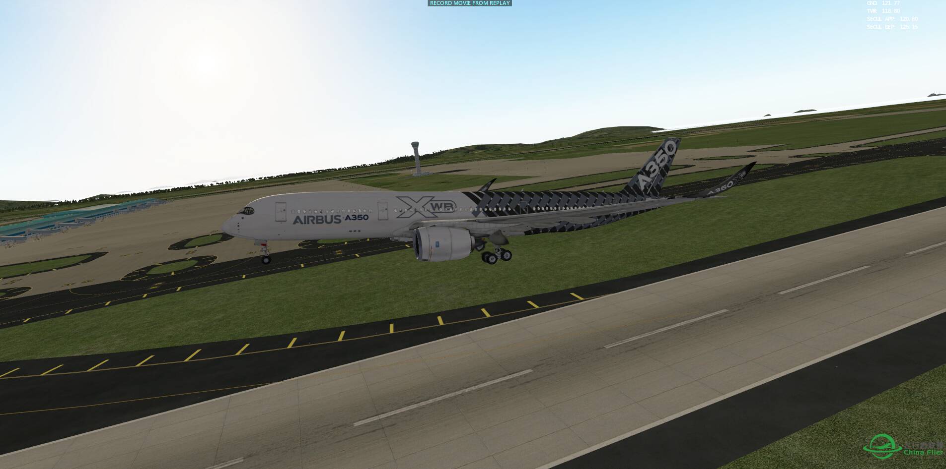 XPlane10 A350XWB 飞行美图-6669 