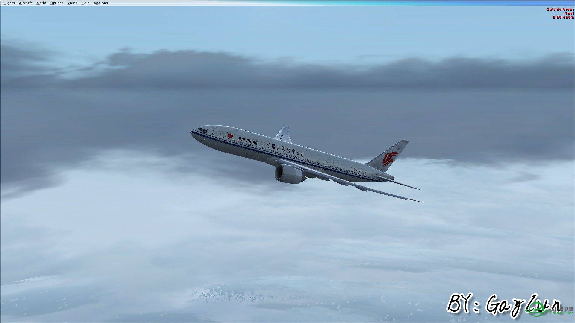 B777伦敦大雾起飞-668 