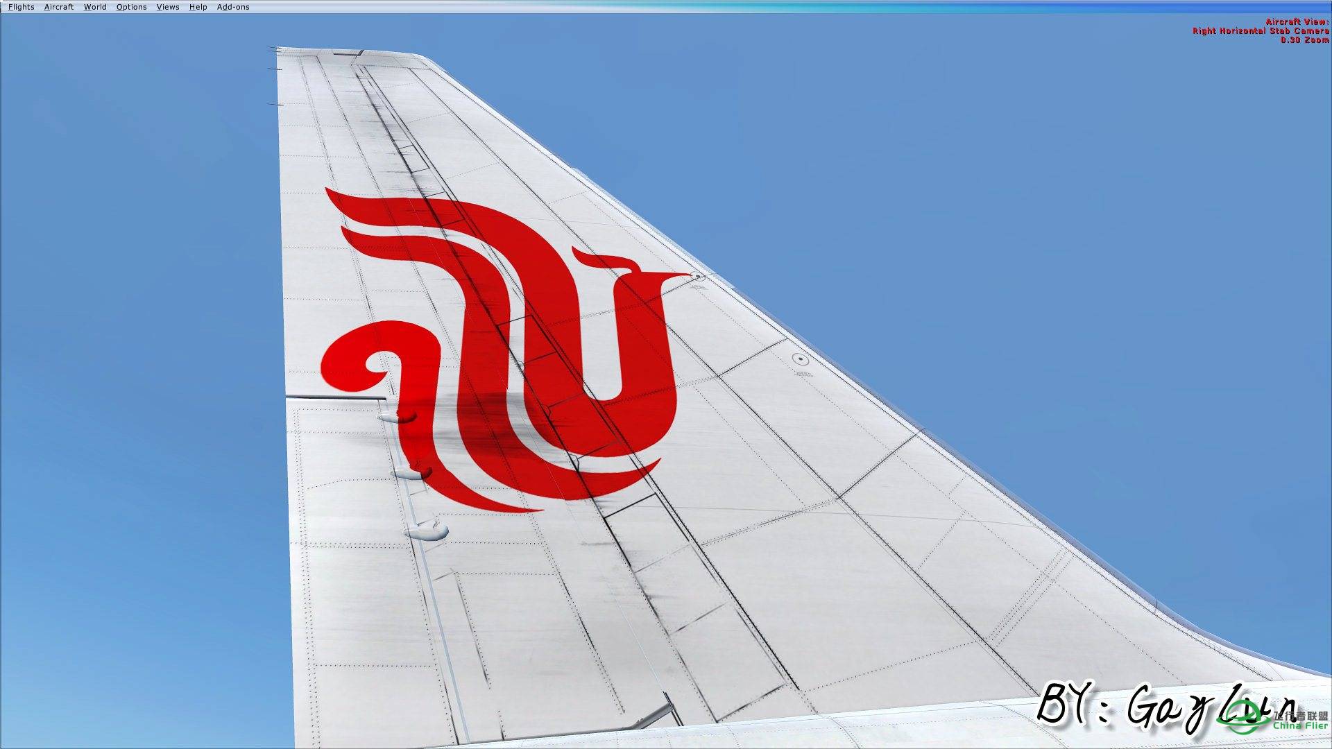 B777伦敦大雾起飞-8323 