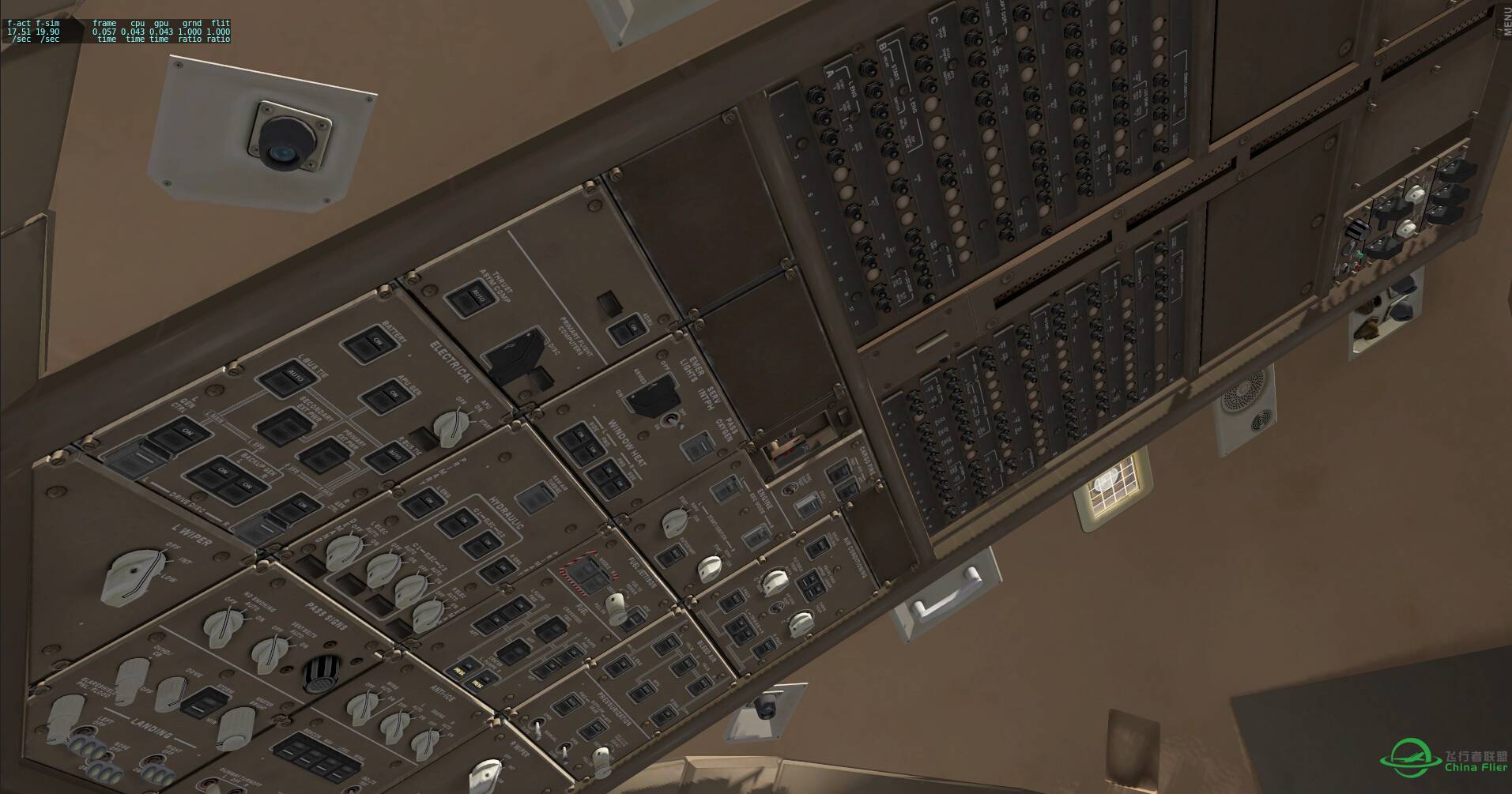 XPLANE10 Boeing777cockpit v1.1 全新驾驶舱美图-6573 