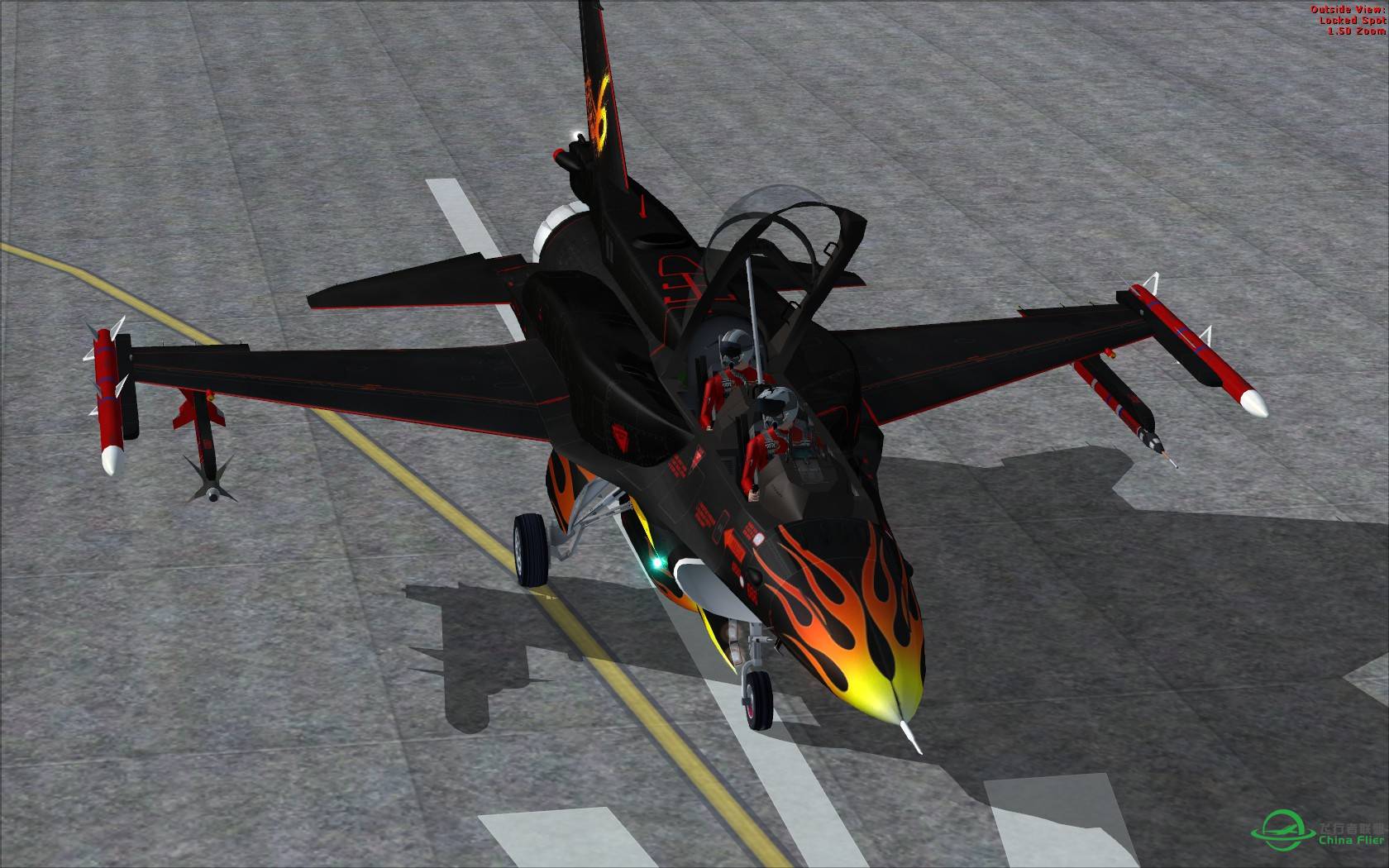 很少见的F-16涂装, 确实威猛!-1465 