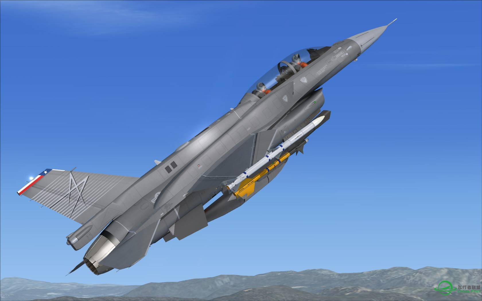 很少见的F-16涂装, 确实威猛!-8585 