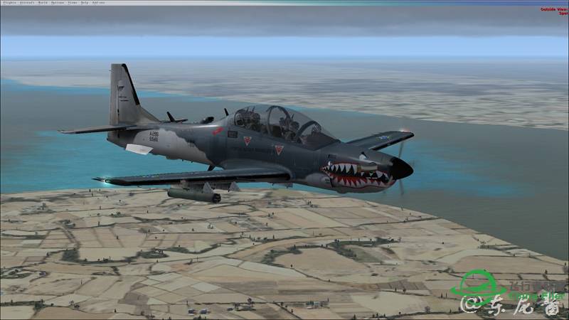 A-29巨嘴鸟教练机ZSSS-ZSPD-ZSNT-ZSSS转场-4497 