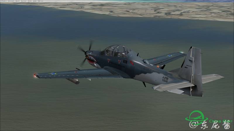 A-29巨嘴鸟教练机ZSSS-ZSPD-ZSNT-ZSSS转场-2240 