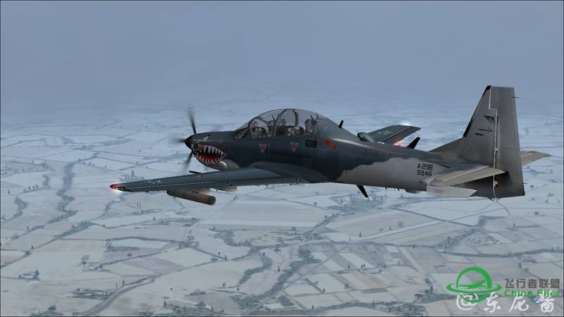 A-29巨嘴鸟教练机ZSSS-ZSPD-ZSNT-ZSSS转场-2373 