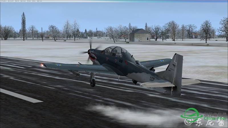 A-29巨嘴鸟教练机ZSSS-ZSPD-ZSNT-ZSSS转场-6901 