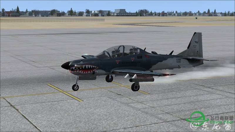 A-29巨嘴鸟教练机ZSSS-ZSPD-ZSNT-ZSSS转场-4034 