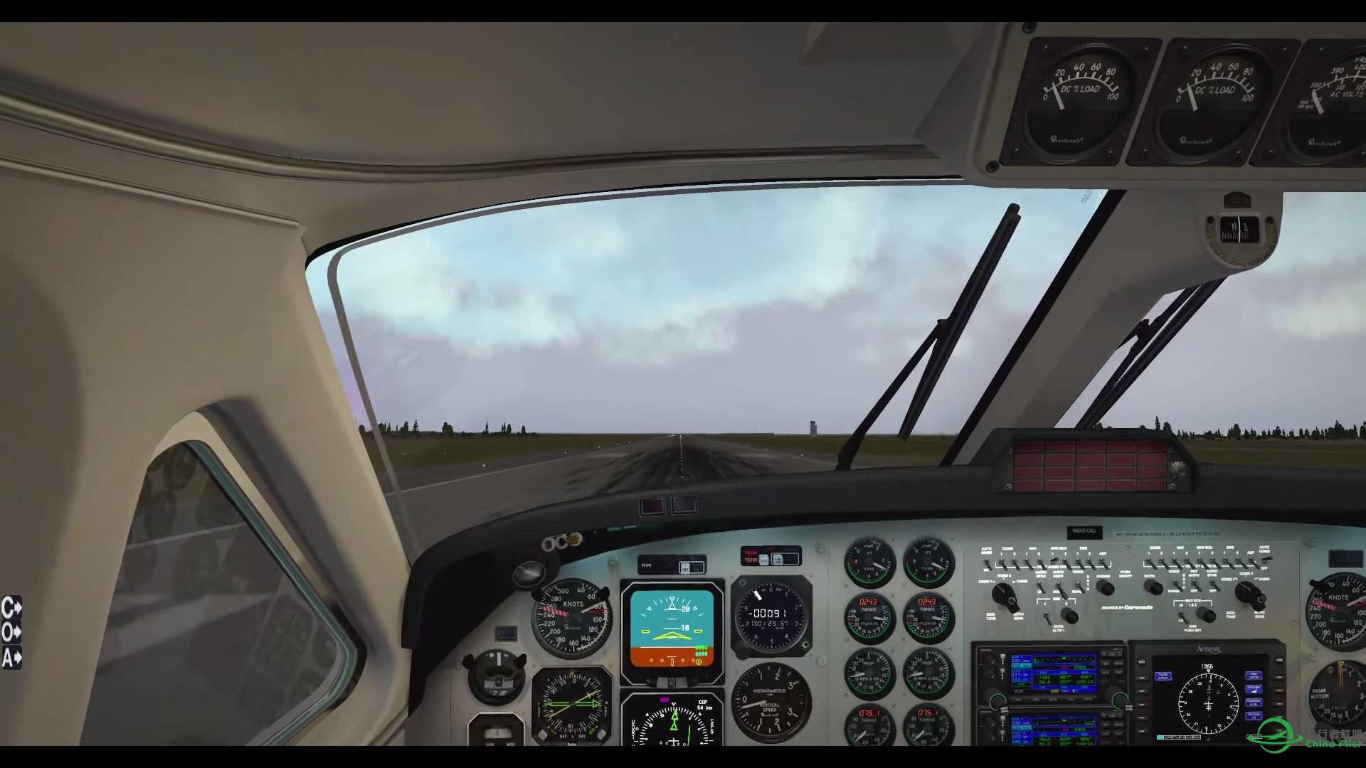 关于Carenado KingAir B200的重心。-7520 