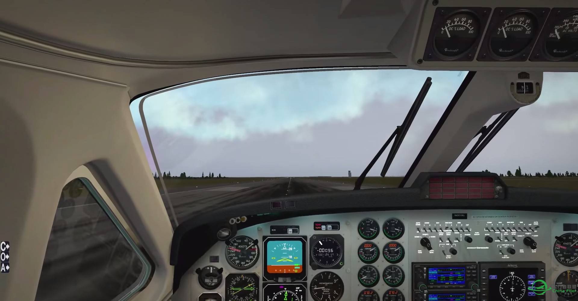 关于Carenado KingAir B200的重心。-6042 