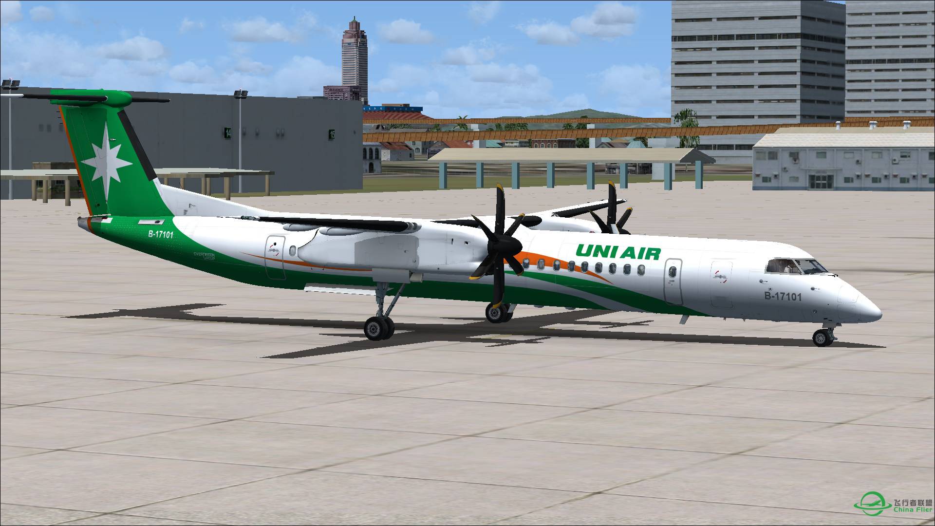Uni Air Q400-2348 