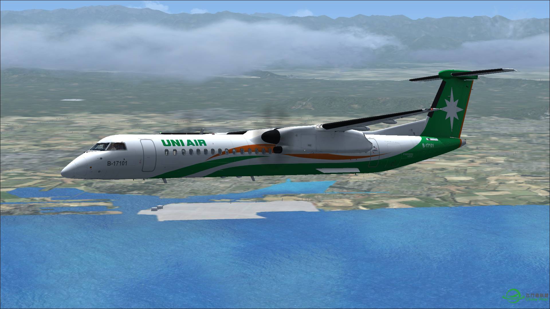 Uni Air Q400-2653 