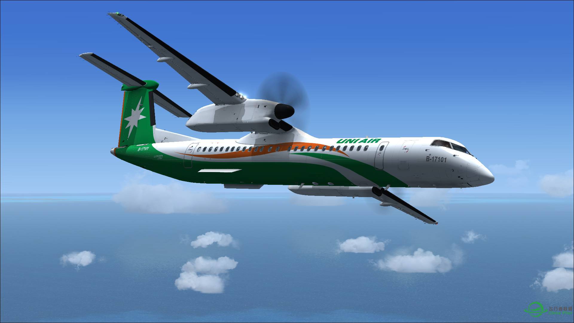 Uni Air Q400-3913 