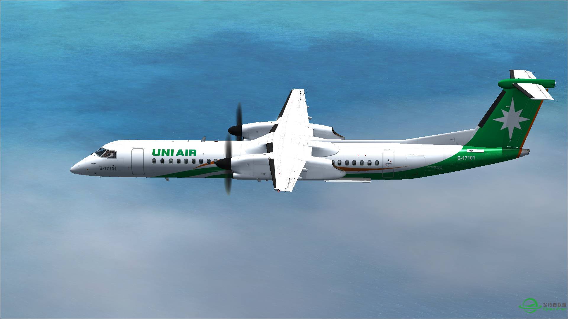 Uni Air Q400-206 