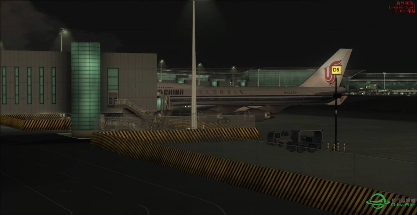 国航744，OMDB-OTHH短程航线-1383 