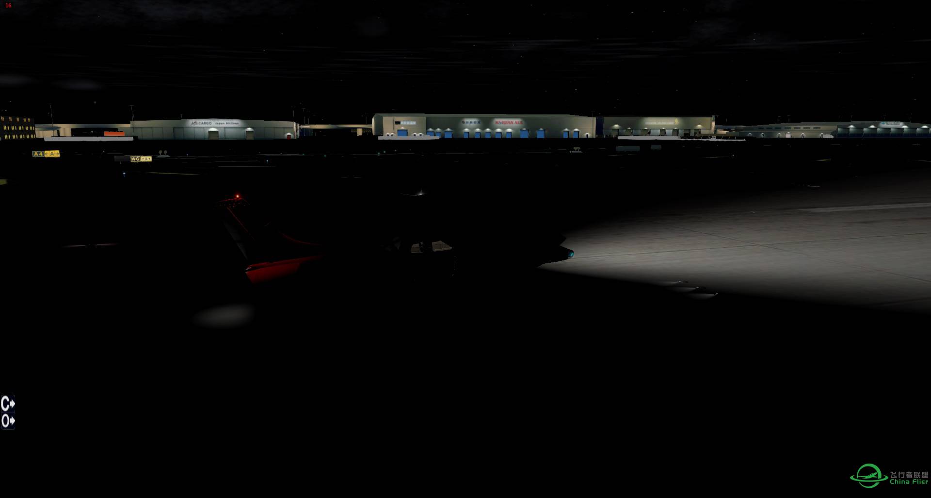 X-Plane 10夜晚也太黑了点吧！-725 