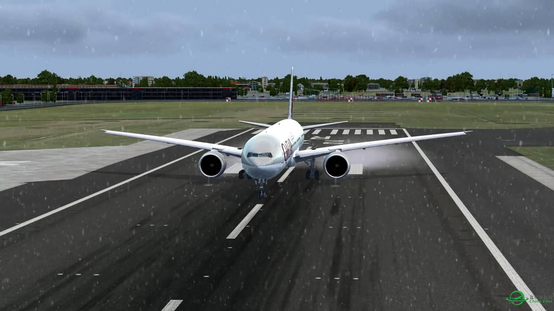 【惊艳】777 Immersion v1.2 在不同天气下的效果测试-1532 