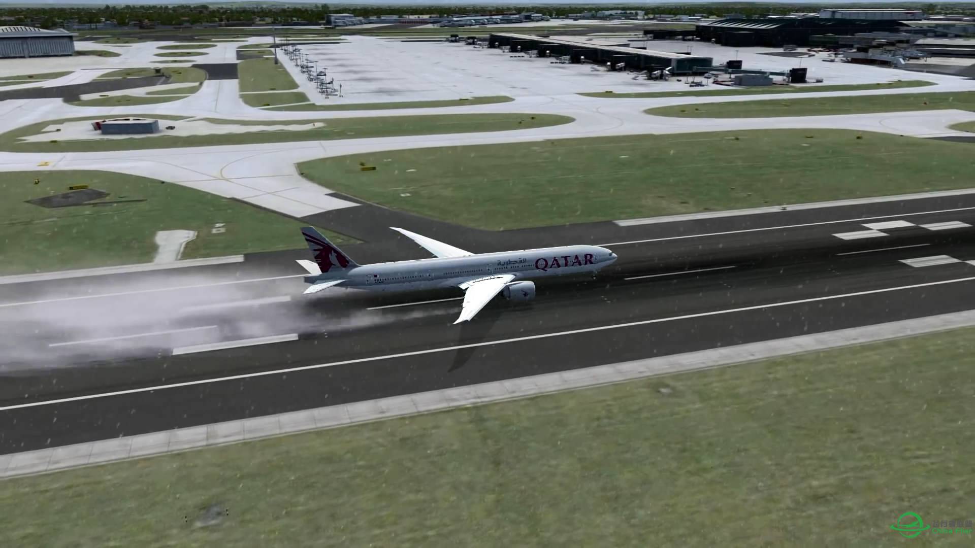 【惊艳】777 Immersion v1.2 在不同天气下的效果测试-6142 