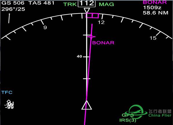 PMDG744 在 P3D v2.5 下不能压着预定航迹走。-626 