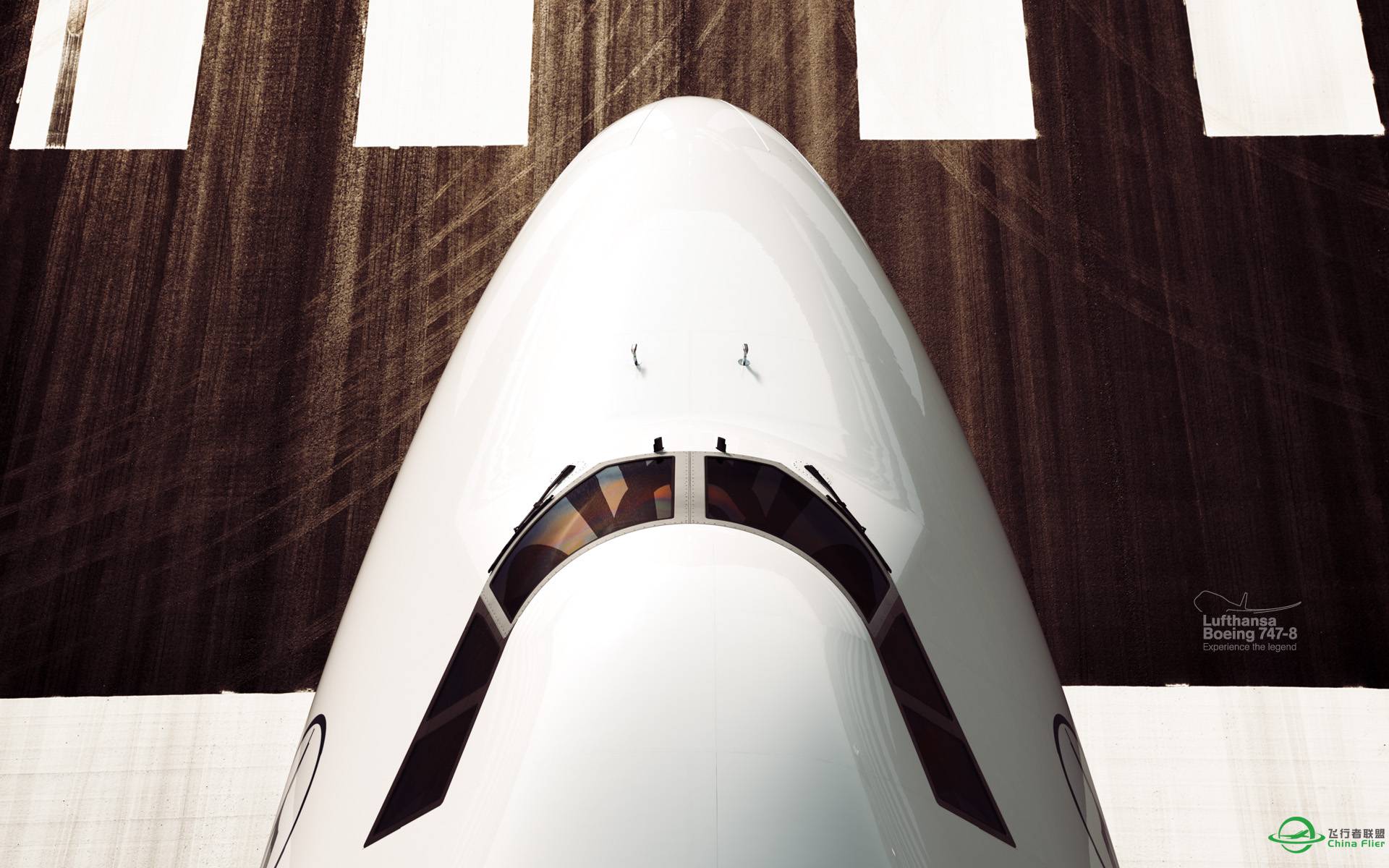 分享点我自己收藏的电脑桌面飞机大图 - B747 系列-311 