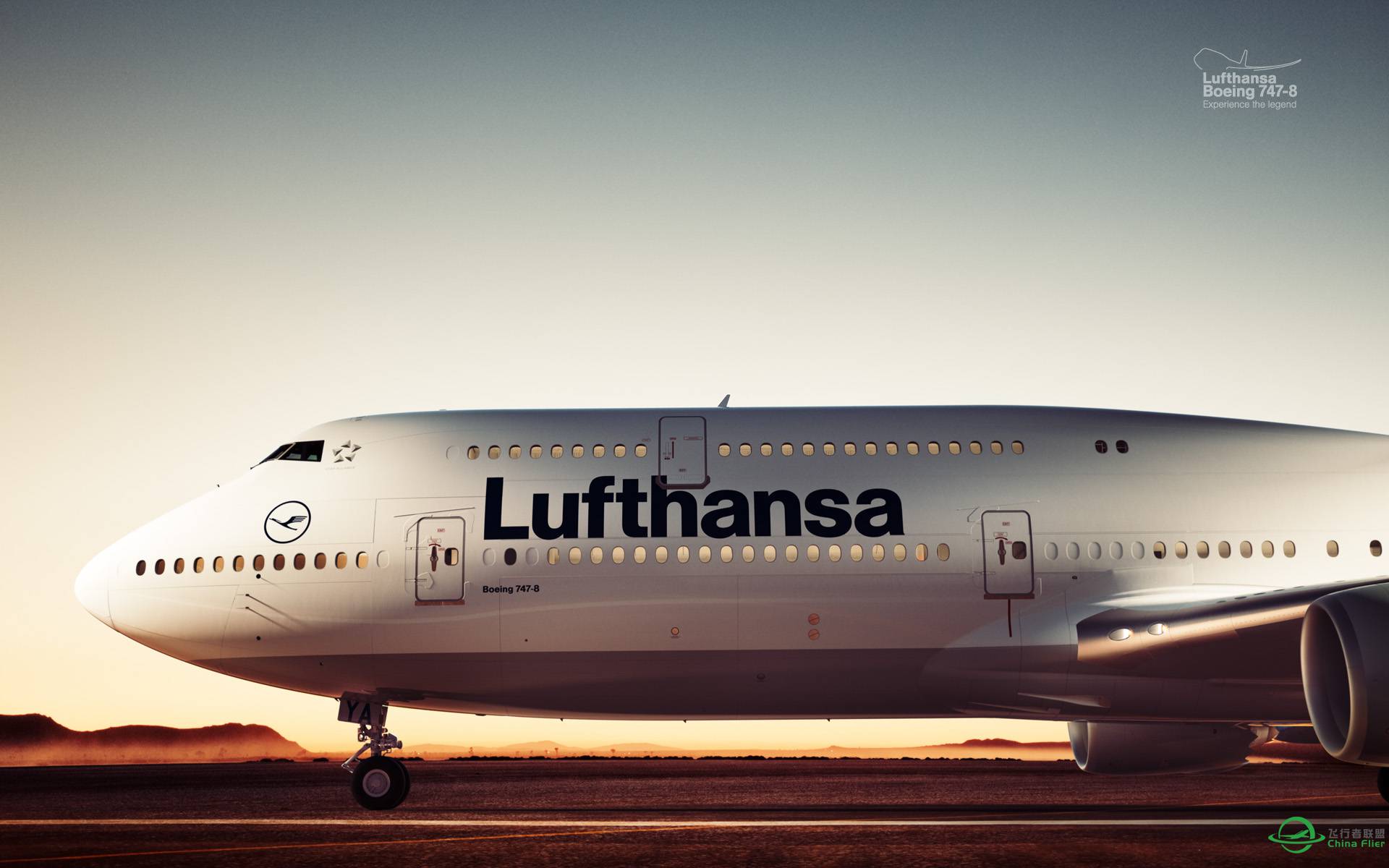 分享点我自己收藏的电脑桌面飞机大图 - B747 系列-263 