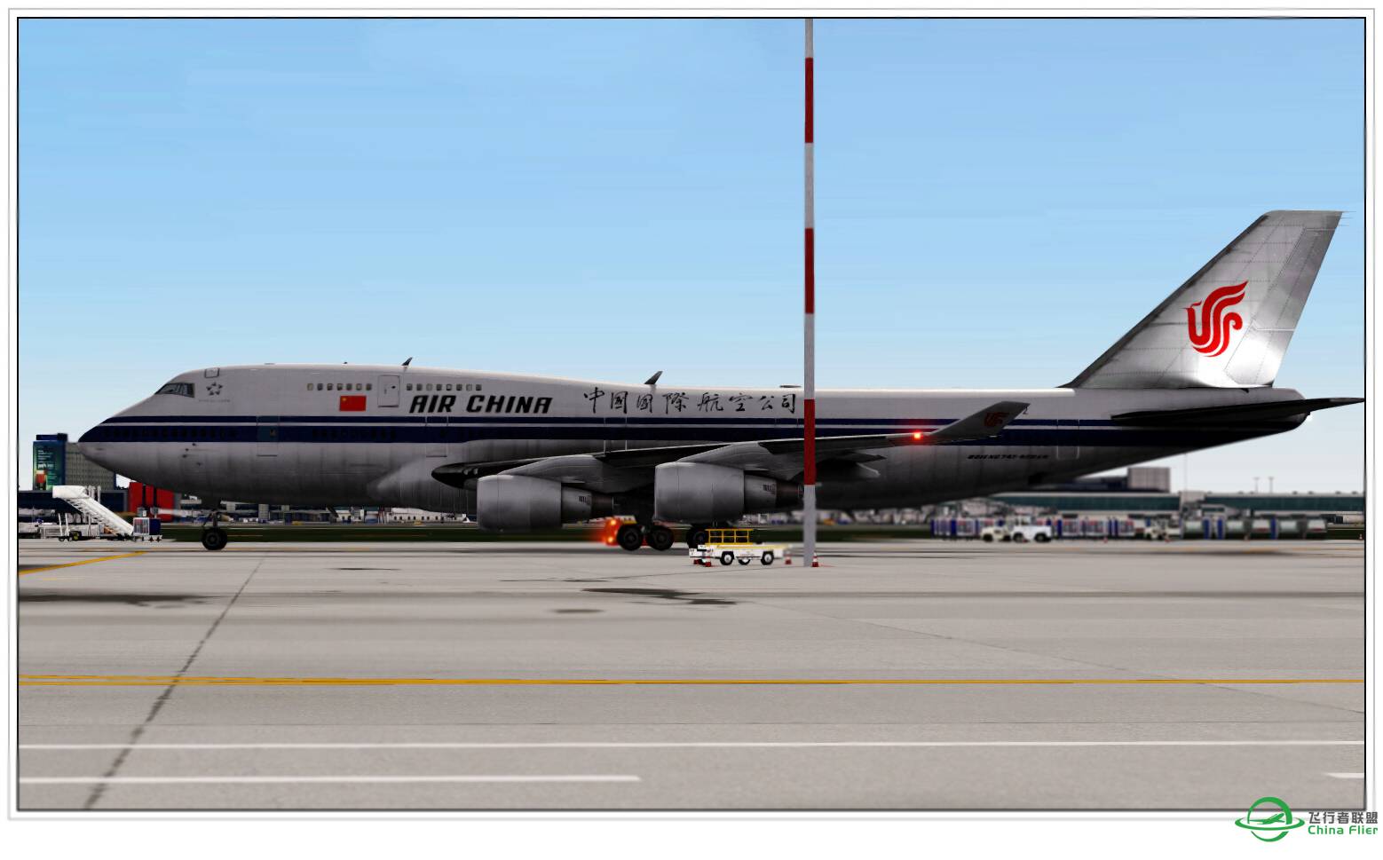 （清晨2图）国航 Boeing747-400-4120 