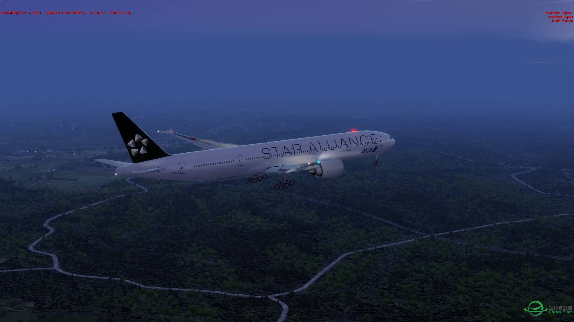 上一些P3D傍晚和夜间的图-8895 