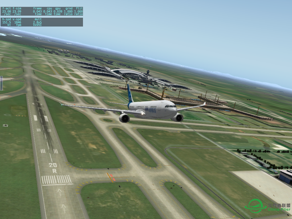 X-Plane ZGGG预览-3163 