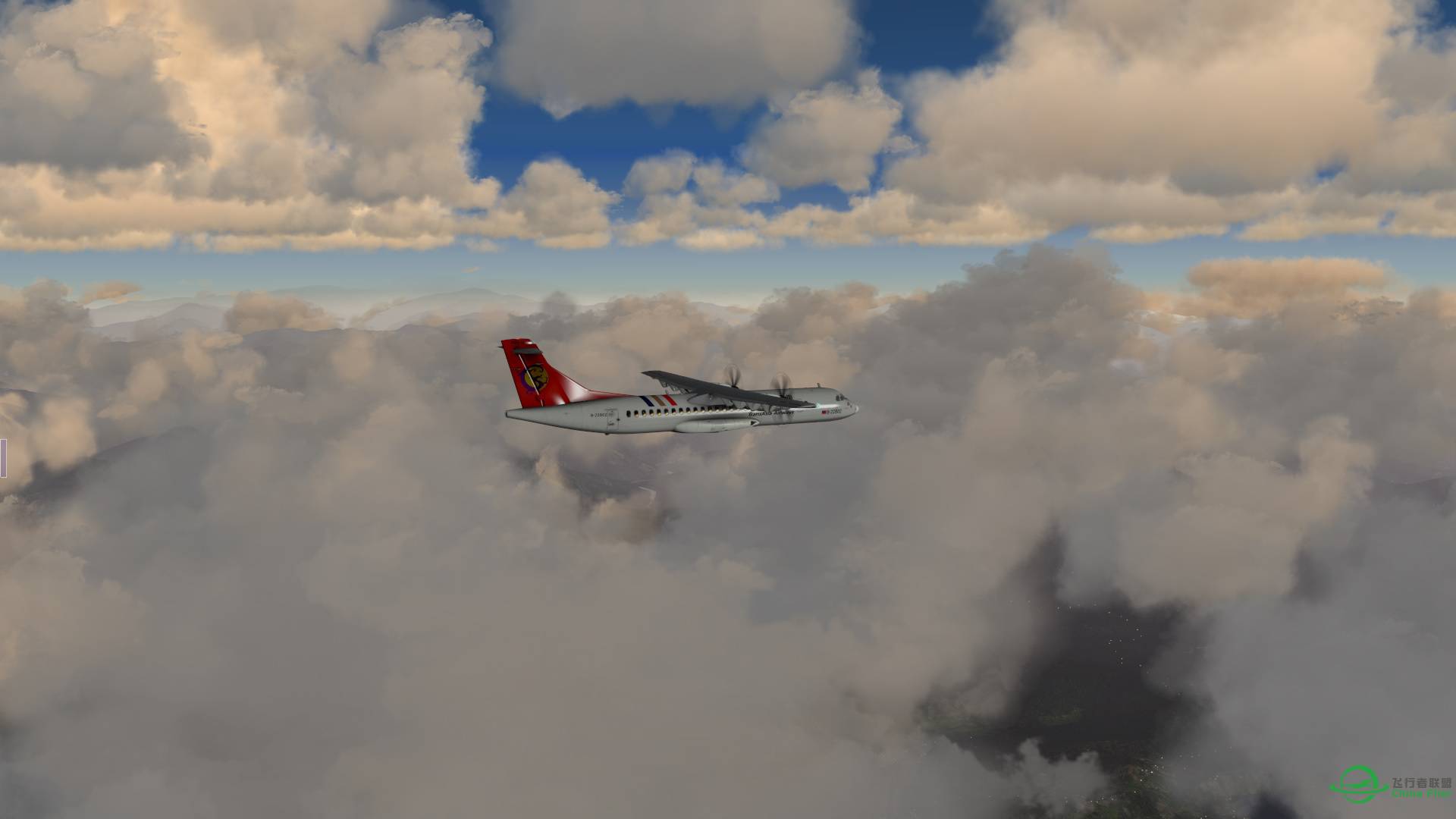 台灣 台北到高雄 復興航空-9066 