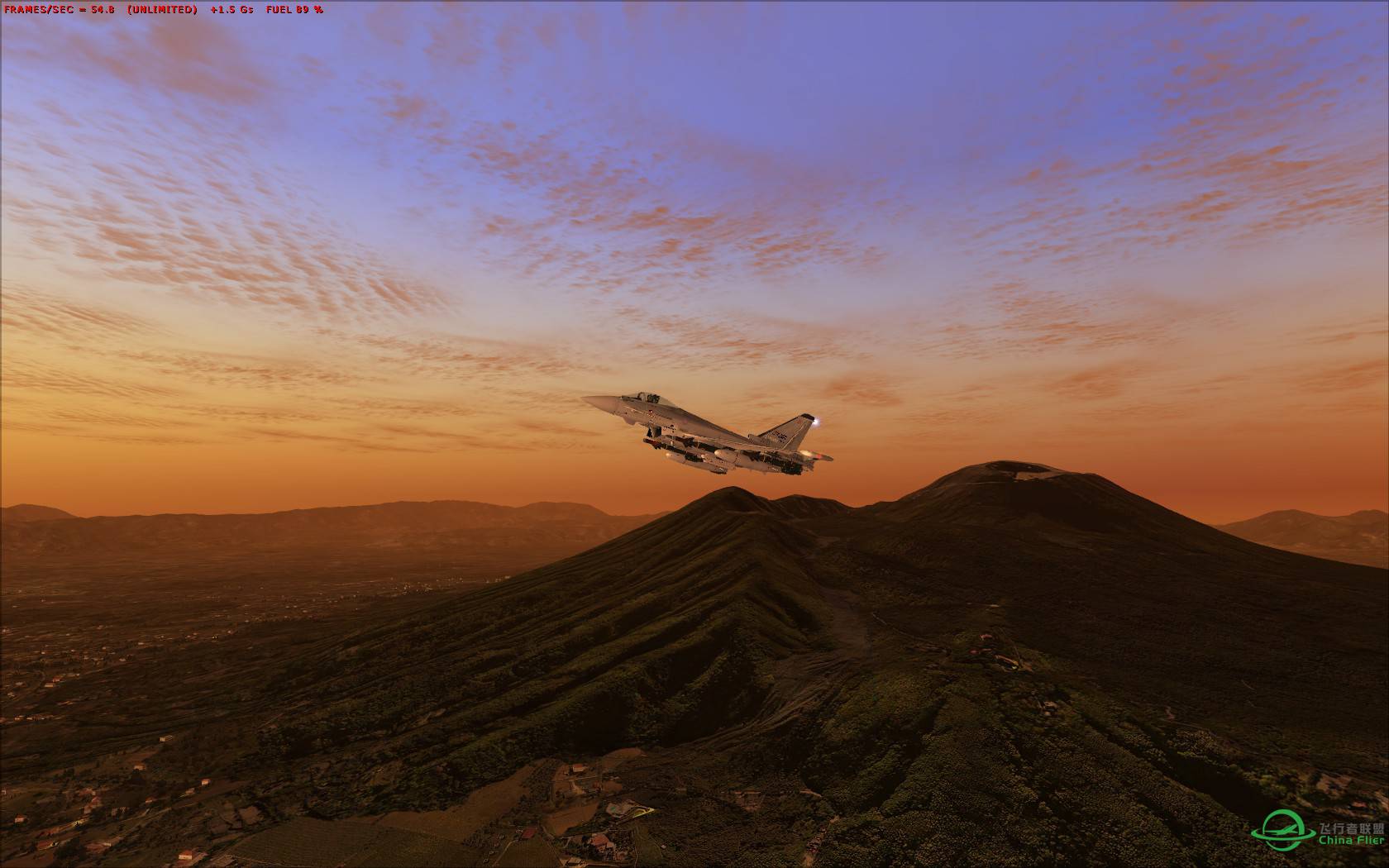 ORBX欧洲OpenLC效果展示: 那不勒斯与维苏威火山-6861 