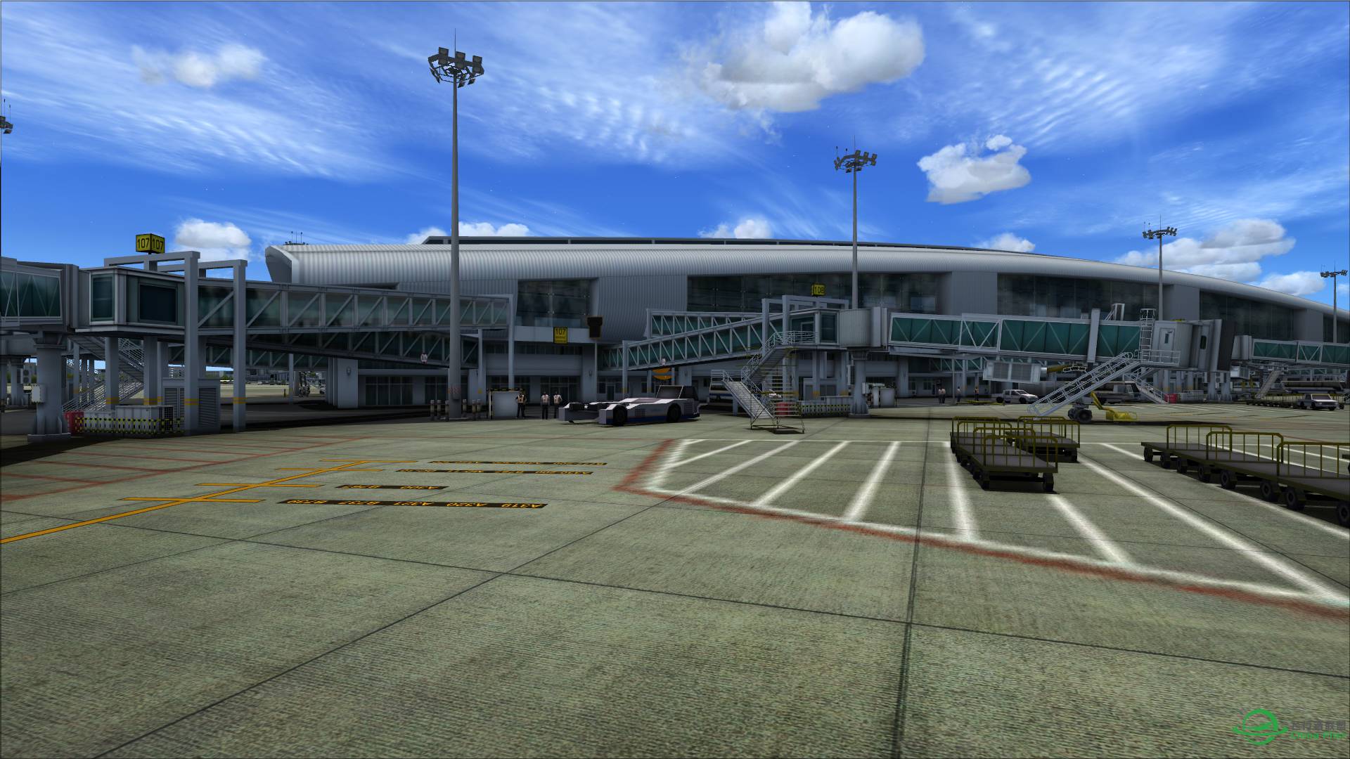 广州白云国际机场FSX,P3D-9141 