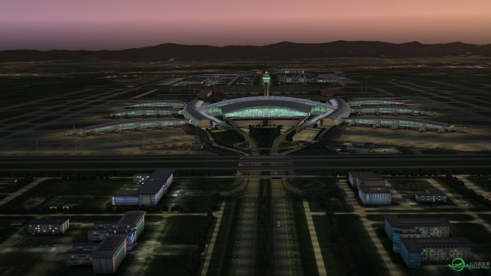 广州白云国际机场FSX,P3D-3892 