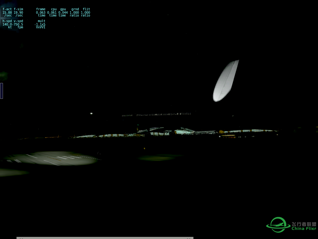 【X-Plane】ZGGG B757夜间进近-7862 
