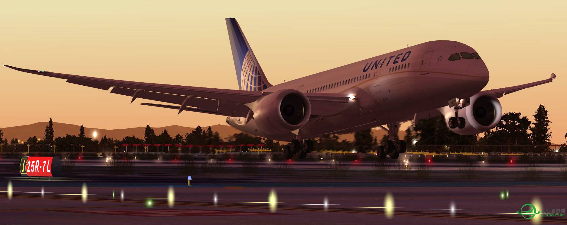 UNITED 787 LAX-8517 
