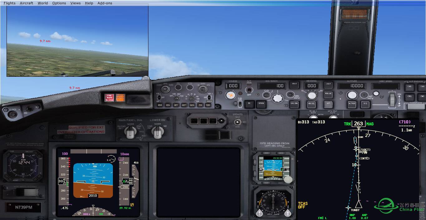 PMDG737-900近进EGKK-8020 