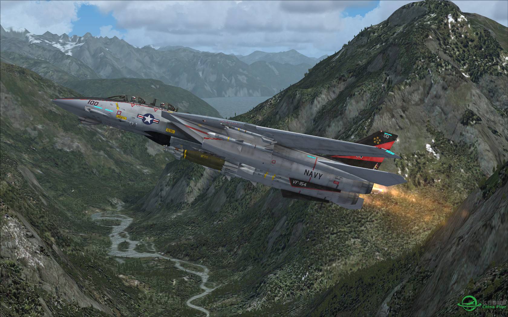 ORBX蓝色北美+Aerosoft F-14+REX-6500 