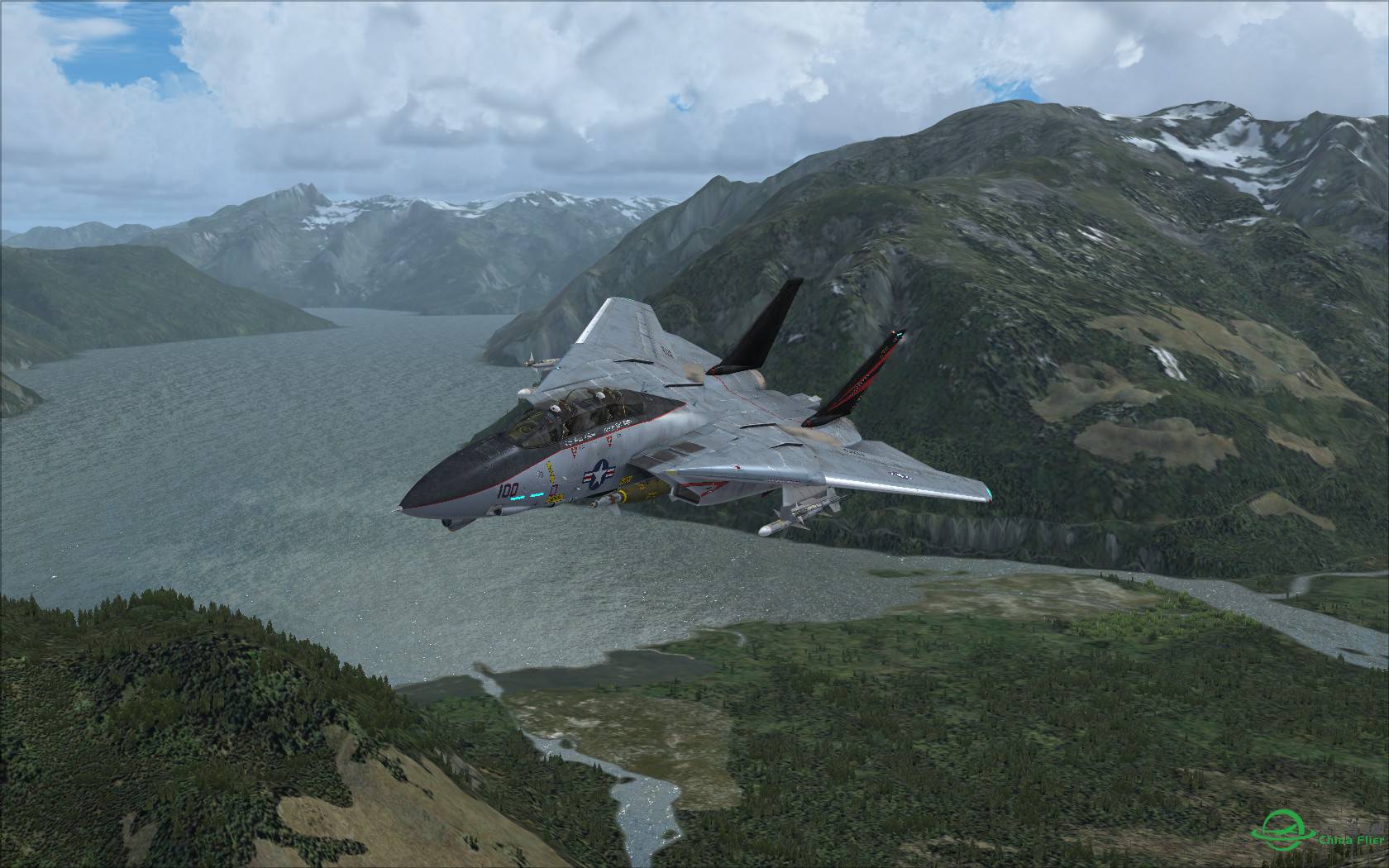 ORBX蓝色北美+Aerosoft F-14+REX-244 