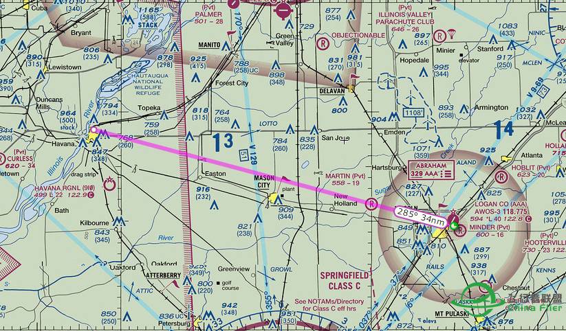一路向西 HR66 Leg1 AAA Chautaugua National Wildlife Refuge 飞行记录...-6540 