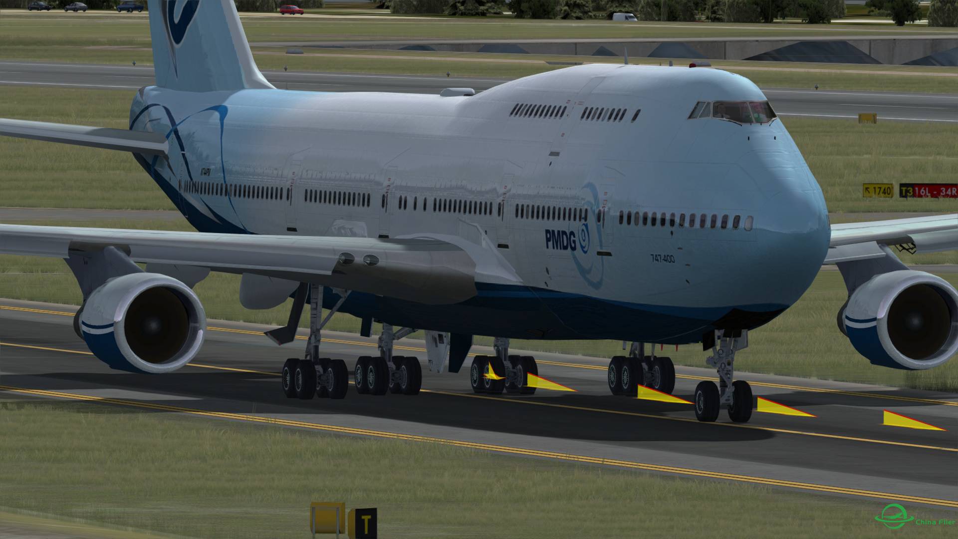 Prepar 3D 试飞，光影效果不错（2）-9616 