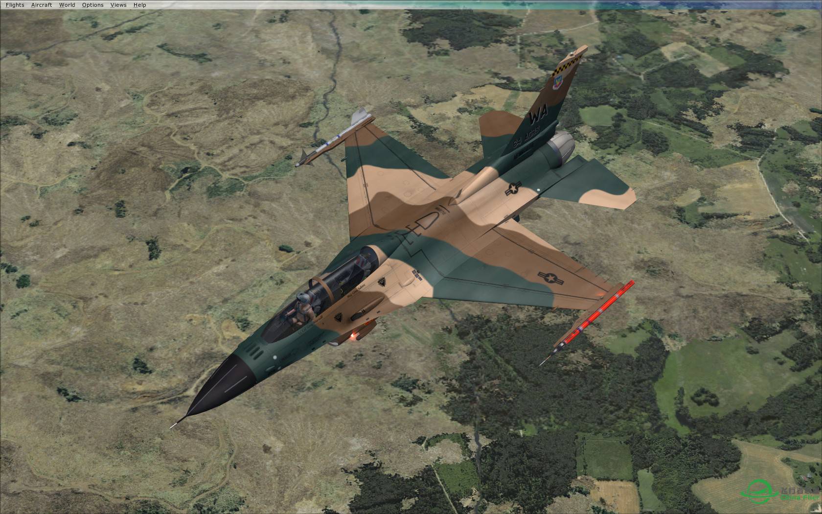 贝卡谷地上空的战隼-2360 