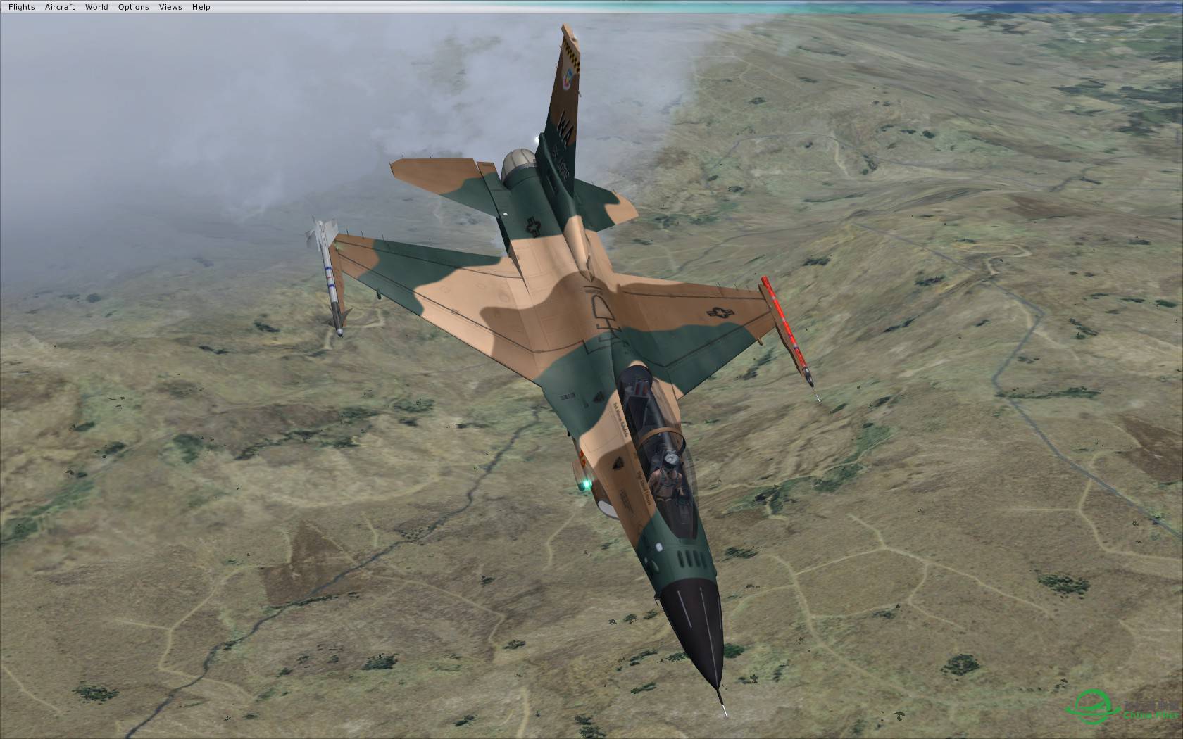 贝卡谷地上空的战隼-3187 