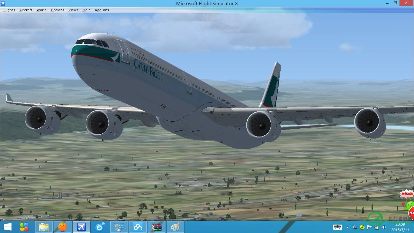 A340-600 国泰航空-6581 